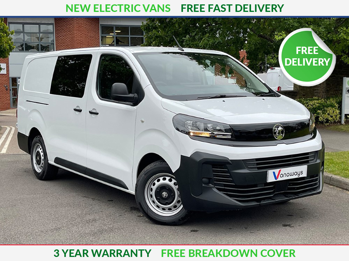 Vauxhall Vivaro Electric 100kW 75kWh Prime H1 Crew Van Auto